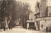 84 Vaucluse .CPA FRANCE 84 " Camaret,  Portail et Cours du Midi"