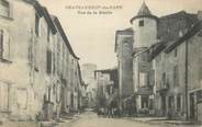 84 Vaucluse .CPA FRANCE 84 " Châteauneuf du Pape, Rue de la Mairie"