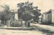 84 Vaucluse .CPA  FRANCE 84 " Lauris, Place et monument Garnier"