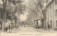 84 Vaucluse .CPA  FRANCE 84 "Le Pontet, Le boulevard"