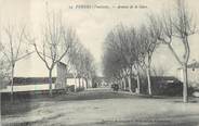 84 Vaucluse .CPA  FRANCE 84 "Pernes, Avenue de la Gare"