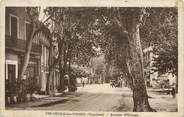 84 Vaucluse .CPA  FRANCE 84 "Ste Cécile les Vignes, Avenue d'Orange"