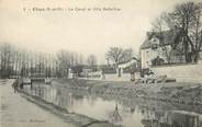 77 Seine Et Marne .CPA  FRANCE 77 "Claye, Le canal et Villa Belle Vue"