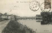 89 Yonne .CPA  FRANCE 89 "Vaux, Vue sur l'Yonne et le pont"