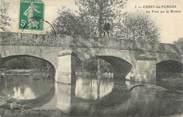 89 Yonne .CPA  FRANCE 89 "Cussy les Forges, Le pont sur la rivière"