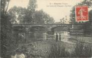 89 Yonne .CPA  FRANCE 89 "Charny, Les bords de l'Ouanne, le pont"