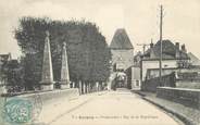 89 Yonne .CPA   FRANCE 89 " Noyers, Promenades, rue de la République"