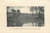 42 Loire .CPA FRANCE 42 " St Martin Lestra, L'étang des Gouttes"