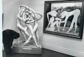 Theme PHOTO ORIGINALE / THEME ART / PEINTURE "Deux oeuvres de Victor Brauner au Musée d'Art Moderne, 1972"