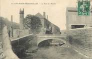 42 Loire .CPA FRANCE 42 " Le Chambon Feugerolles, Le pont du moulin"