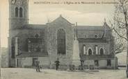 42 Loire .CPA FRANCE 42  "Bouthéon, L'église et le monument des combattants"