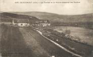 01 Ain CPA FRANCE 01 "Ceyzérieu, La ferme et la prairie dessous les Roches".