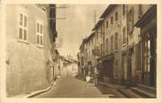 01 Ain CPA FRANCE 01 "Montmerle sur Saone, Rue de Mâcon".