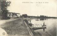 01 Ain CPA FRANCE 01 "Parcieux, Les bords de la Saône".