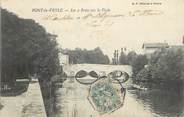 01 Ain CPA FRANCE 01 " Pont de Veyle, Les 2 ponts sur la Veyle".