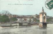 01 Ain CPA FRANCE 01 " Seyssel, Le Pont et les Quais".