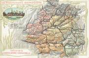 24 Dordogne CPA FRANCE 24 / Carte du Département 