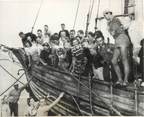Photograp Hy PHOTO ORIGINALE / FINLANDE "1949, finnois et esthoniens arrivant à Miami"