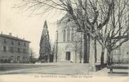 38 Isere CPA FRANCE 38 "Marennes, Place de l'église".