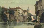 38 Isere CPA FRANCE 38 "Pont de Beauvoisin, Le Pont François 1er".