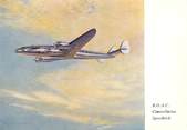 Theme CPSM AVIATION "BOAC Constellation Speedbird"