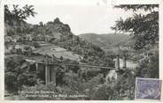 43 Haute Loire CPSM FRANCE 43 "St Ilpize, Le pont suspendu".