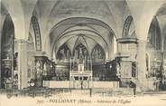 69 RhÔne CPA FRANCE 69 "Pollionay, Intérieur de l'église".