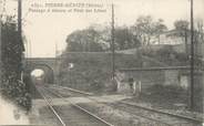 69 RhÔne CPA FRANCE 69 " Pierre Bénite, Passage à niveau et pont des Lônes".