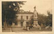 83 Var CPA FRANCE 83 "Vidauban, Place des écoles et monument aux morts".