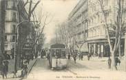 83 Var CPA FRANCE 83 "Toulon, Boulevard de Strasbourg". / TRAMWAY