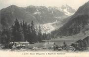 74 Haute Savoie CPA FRANCE 74 "Argentière, Le glacier et l'aiguille du Chardonnet ".