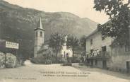 73 Savoie CPA FRANCE 73 "Aiguebelette,, L'église, la place, le restaurant Mercier".