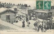 73 Savoie CPA FRANCE 73 "Le Mont Revard, Le chemin de fer à crémaillère, la gare terminus". / TRAIN