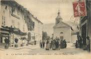 73 Savoie CPA FRANCE 73 " Grésy sur Isère, Place de l'église".