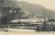 73 Savoie CPA FRANCE 73 "Montmélian, Exercices de lancement d'un pont sur l'Isère, le passage de la cavalerie 4ème dragons".