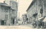 73 Savoie CPA FRANCE 73 "La Rochette, Place des Marronniers, L'hôtel des PTT".