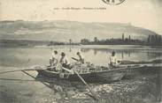 73 Savoie CPA FRANCE 73 "Lac du Bourget, Pêcheurs à la senne".