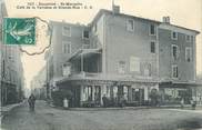 38 Isere CPA FRANCE 38 "St Marcellin, Café de la Terrasse et Grande Rue".