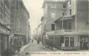 38 Isere CPA FRANCE 38 "St Marcellin, La grande rue, la café de la terrasse".