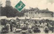 38 Isere CPA FRANCE 38 "St Marcellin, La place d'armes un jour de marché".