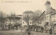 38 Isere CPA FRANCE 38 "St Marcellin, Place de l'Hôtel de Ville".