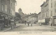 38 Isere CPA FRANCE 38 "St Marcellin, La place d'armes".