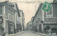 38 Isere CPA FRANCE 38 " St Marcellin, Hôtel de France et grande rue".