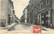 38 Isere CPA FRANCE 38 " Rives, Rue de la République et hôtel de Paris".