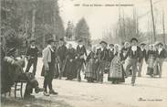 29 Finistere CPA FRANCE 29 "Langonnet, L'Abbaye, noce en danse". / FOLKLORE