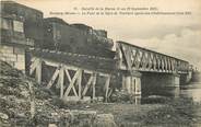55 Meuse CPA FRANCE 55 "Revigny, Bataille de la Marne, 1914, Pont de la Ligne de Vouziers après son rétablissement"