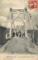 30 Gard CPA FRANCE 30 " Montfrin, Le pont suspendu construit en 1906".