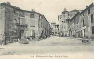 84 Vaucluse CPA FRANCE 84 "Chateauneuf du Pape, Rue de la Mairie".