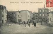 69 RhÔne CPA FRANCE 69 " Bibost, Place du Centre et Montée de St Roch".