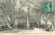 84 Vaucluse CPA FRANCE 84 "Fontaine de Vaucluse, L'Obélisque et la Place".